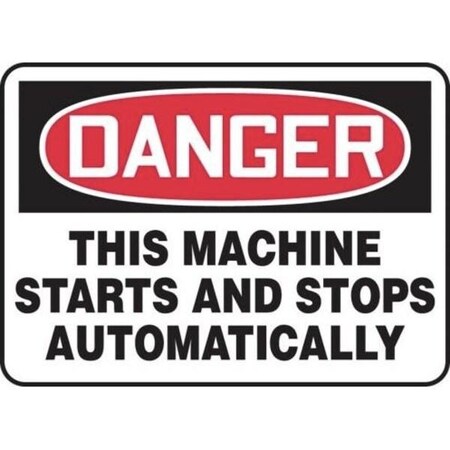 Accuform OSHA DANGER SAFETY SIGN  NO LOOSE MEQM147VP MEQM147VP